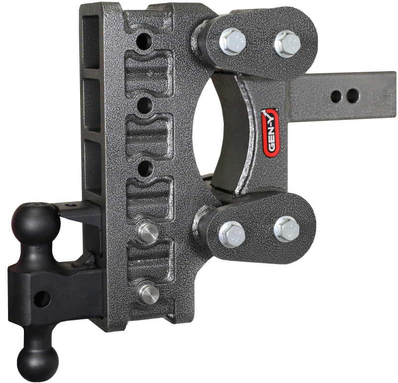GEN-Y Hitch Gen-Y The Boss Torsion-Flex 2.5in Shank 9in Drop 32K Hitch w/GH-0161 Dual-Ball/GH-0162 Pintle Lock