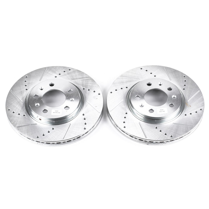 PowerStop Power Stop 06-09 Pontiac Solstice Front Evolution Drilled & Slotted Rotors - Pair
