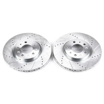 PowerStop Power Stop 06-09 Pontiac Solstice Front Evolution Drilled & Slotted Rotors - Pair