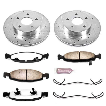 PowerStop Power Stop 99-02 Jeep Grand Cherokee Front Z36 Truck & Tow Brake Kit
