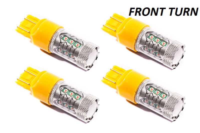Diode Dynamics 7443 LED Bulb HP11 LED - Amber Set of 4