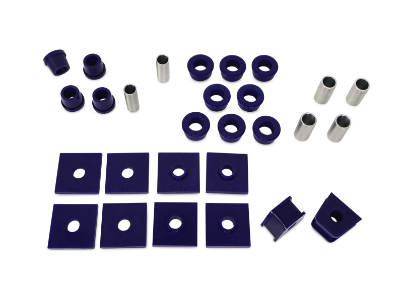 SuperPro 62-74 MG MGB Base Front Axle Bushing Kit MGB/GT/V8 Chrome Bumper Stainless Steel Hardware