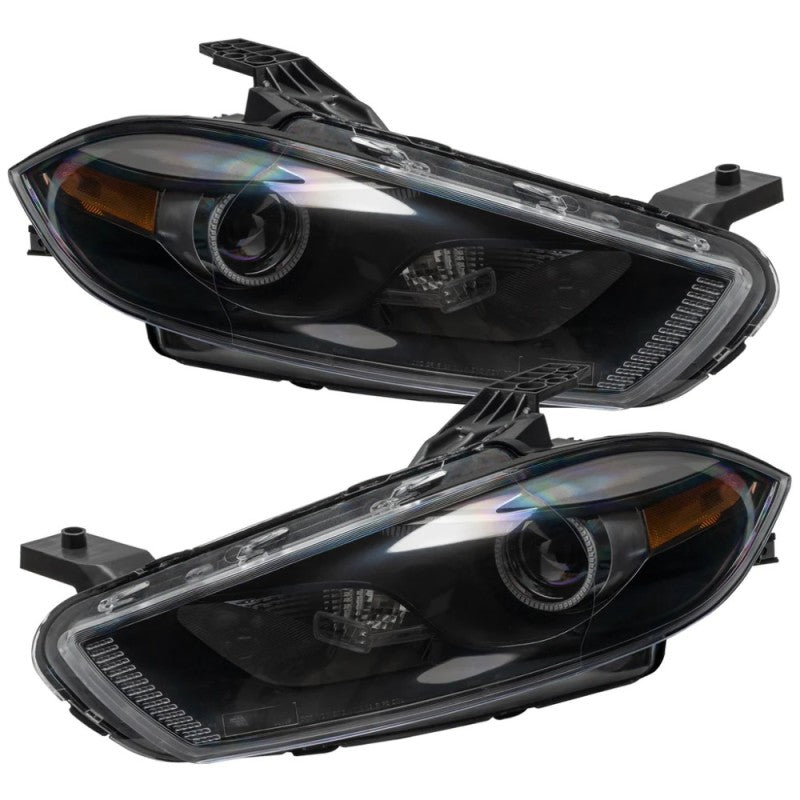 ORACLE Lighting Oracle 13-14 Dodge Dart (HID Style) SMD HL - Black - ColorSHIFT w/ BC1 Controller
