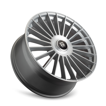 Touren 3610 TR10 24x10 / 5x112/120 BP / 35mm Offset / 74.1mm Hub Satin Silver Machined Wheel
