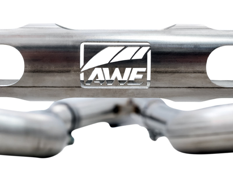 AWE Tuning BMW F8X M3/M4 Track Edition Cat-Back Exhaust - Chrome Silver Tips