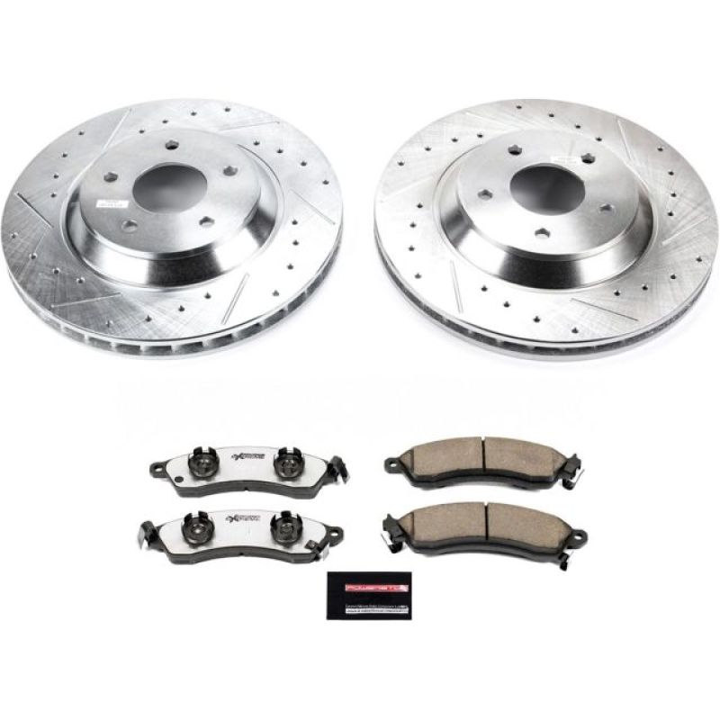 PowerStop Power Stop 88-96 Chevrolet Corvette Front Z26 Street Warrior Brake Kit