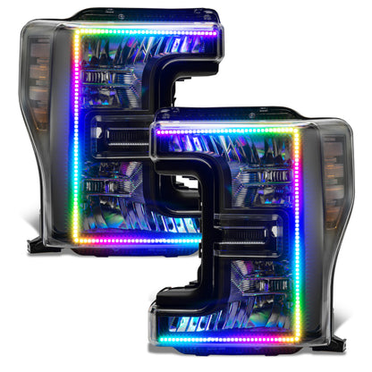 ORACLE Lighting Oracle Ford Superduty 17-19 Dynamic Headlight DRL - ColorSHIFT - Dynamic