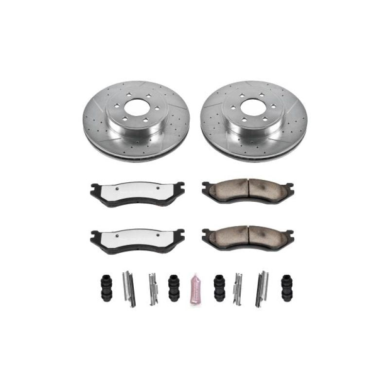 PowerStop Power Stop 2003 Dodge Durango Front Z36 Truck & Tow Brake Kit