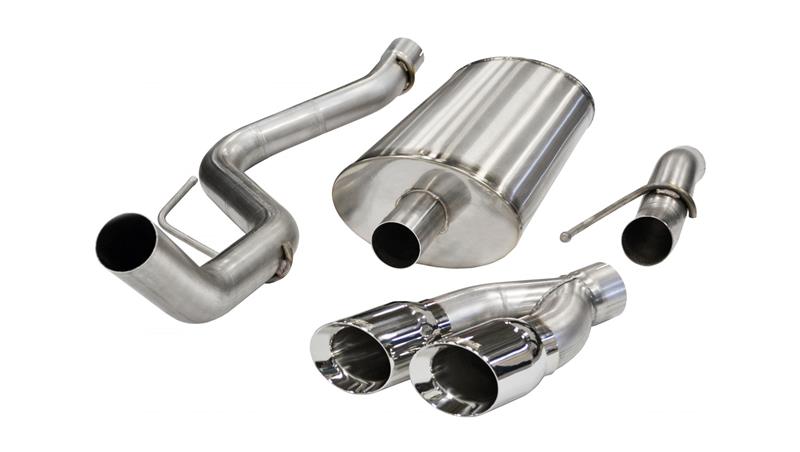 CORSA Performance Corsa 2011-2014 Ford F-150 Raptor 6.2L V8 Polished Sport Cat-Back Exhaust