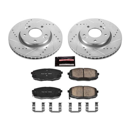 PowerStop Power Stop 10-13 Kia Forte Front Z23 Evolution Sport Brake Kit