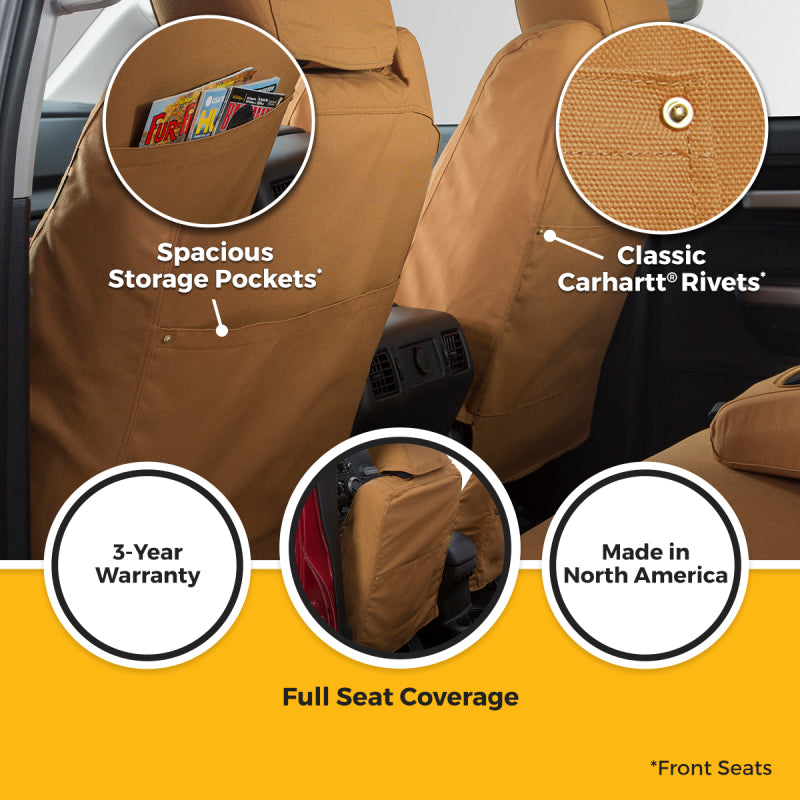 Covercraft 2026 Jeep Wrangler 2-Door (MT) Carhartt SeatSaver Custom Front Row Seat Covers