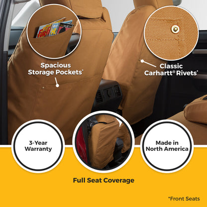 Covercraft 2026 Jeep Wrangler 2-Door (MT) Carhartt SeatSaver Custom Front Row Seat Covers