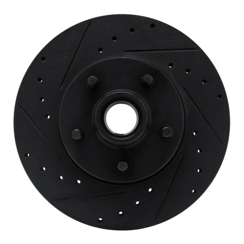R1 Concepts R1 06-12 Ford Ranger (Mexico) Front Left Drilled & Slotted Black Brake Rotor