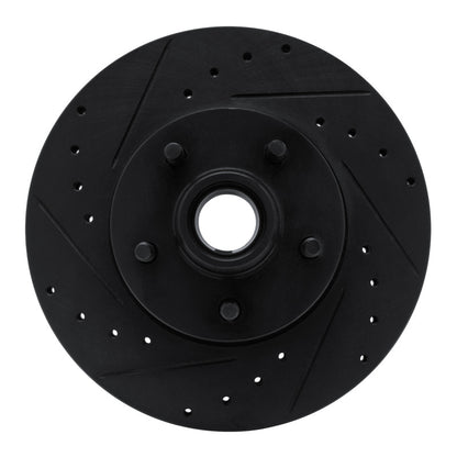 R1 Concepts R1 06-12 Ford Ranger (Mexico) Front Left Drilled & Slotted Black Brake Rotor