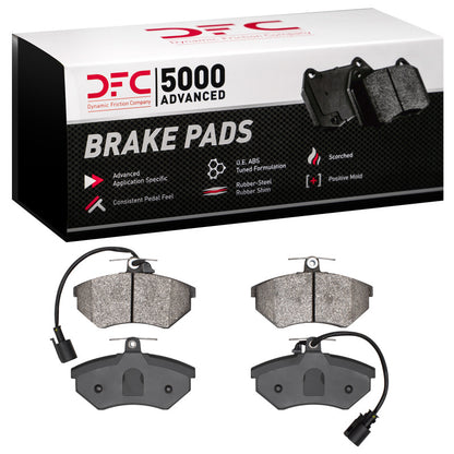 DFC 94-95 Volkswagen Golf Front 5000 Advanced Semi Metallic Brake Pads