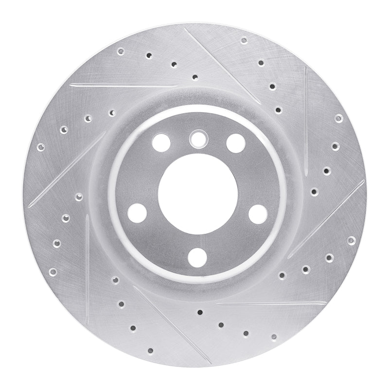 R1 Concepts R1 12-20 BMW 118i (Mexico) Rear Right Drilled & Slotted Silver Brake Rotor