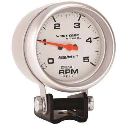 Autometer Ultra-Lite 2-5/8in Pedestal Diesel Tachometer 0-5000 RPM