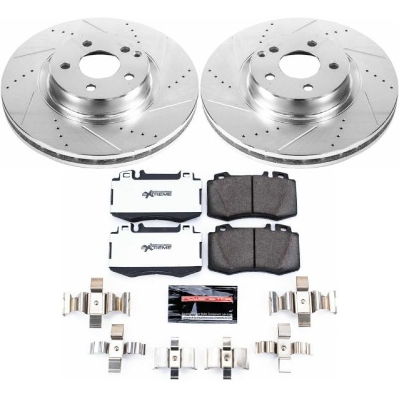 PowerStop Power Stop 07-09 Mercedes-Benz E350 Front Z26 Street Warrior Brake Kit