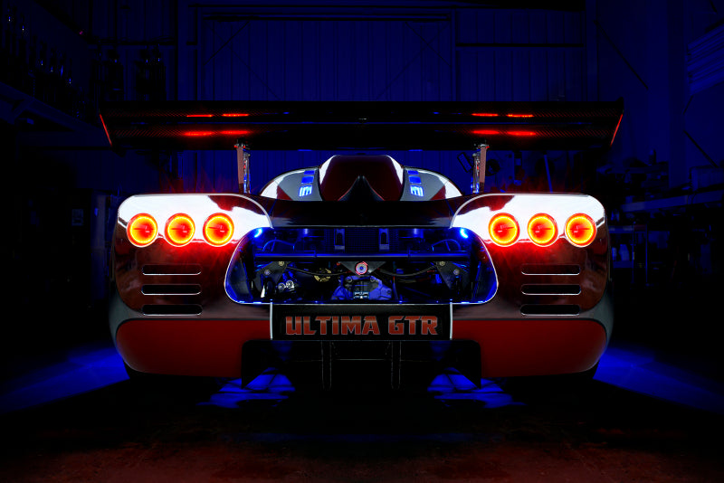 ORACLE Lighting Oracle Ultima GTR LED Waterproof Tail Light Halo Kit - 6 Rings - Red
