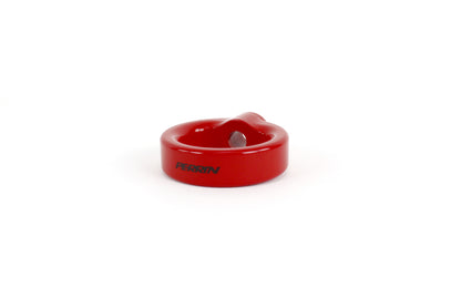 Perrin Performance PERRIN Tow Hook Upgrade Kit - Red (For PERRIN License Plate Relocates Only)