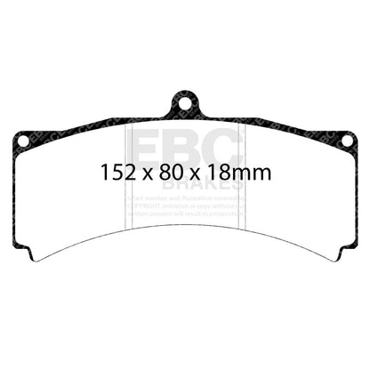 EBC Racing AP Racing CP5560 Calipers RP-X Brake Pads