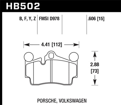 Hawk Performance Hawk LTS Street Brake Pads