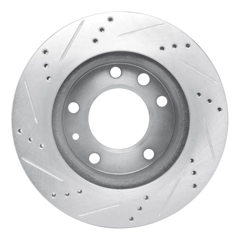 R1 Concepts R1 2002-2006 Dodge Sprinter 3500 Front Right Drilled & Slotted Silver Brake Rotor