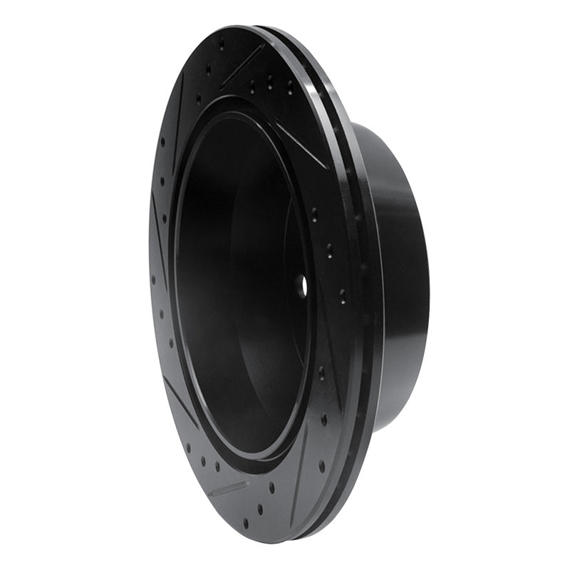 R1 Concepts R1 99-07 Chevrolet Suburban 1500 Rear Right Drilled & Slotted Black Brake Rotor