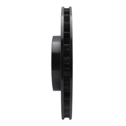 R1 Concepts R1 10-16 Hyundai Genesis Coupe Front Right Drilled & Slotted Black Brake Rotor