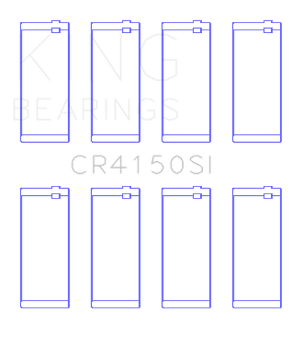 King Engine Bearings Ford ZETec 1.6/1.8/2.0 (Size +0.75mm) Connecting Rod Bearing Set