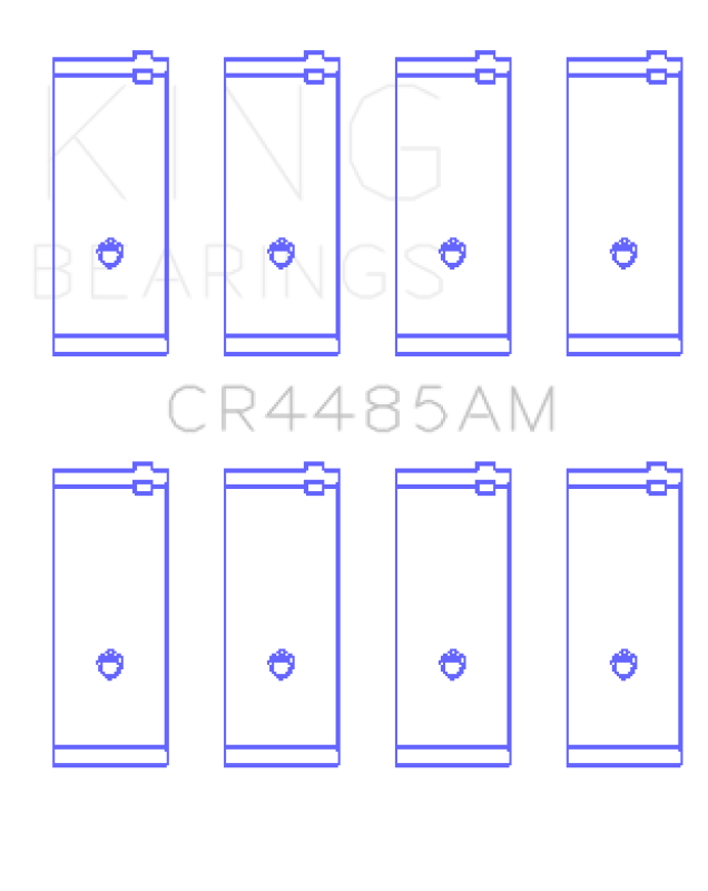 King Engine Bearings Mazda Ma/Vb/(Size +0.25mm) Connecting Rod Bearing Set