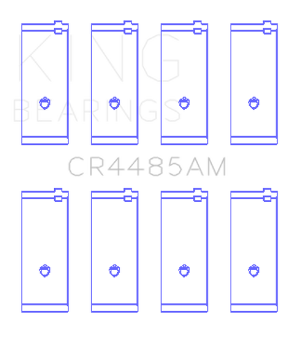 King Engine Bearings Mazda Ma/Vb/(Size +0.25mm) Connecting Rod Bearing Set