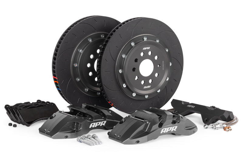 APR 22-24 Audi S3/22-24 VW GTI/Golf R 370x34mm 6-Piston Big Brake Kit (MQBEVO 355mm) - Front - Grey