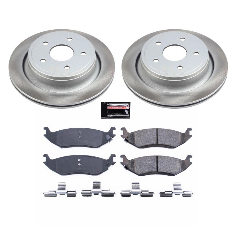 PowerStop Power Stop 19-22 Ram 1500 Classic Rear Semi-Coated Rotor Kit