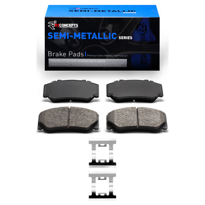 R1 Concepts R1 82-87 Volvo 780 Front Semi Met Pads & Hardware Kit