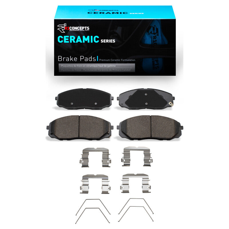 R1 Concepts R1 15-21 Kia Sedona Front Ceramic Pads & Hardware Kit