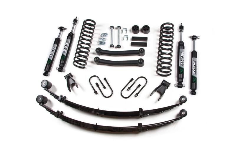 Zone Offroad 84-01 Jeep XJ 4.5in w/Rr Springs- Chrysler 8.25