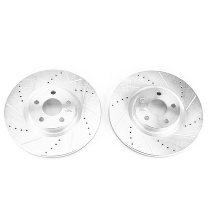 PowerStop Power Stop 17-19 Lincoln MKZ Front Evolution Drilled & Slotted Rotors - Pair