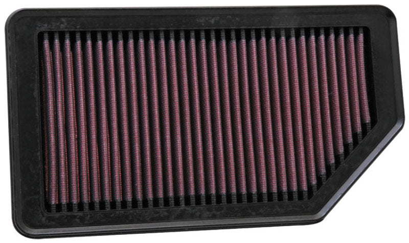 K&N Engineering K&N Replacement Air Filter 10.625in O/S Length x 5.75in O/S Width x 1in Height