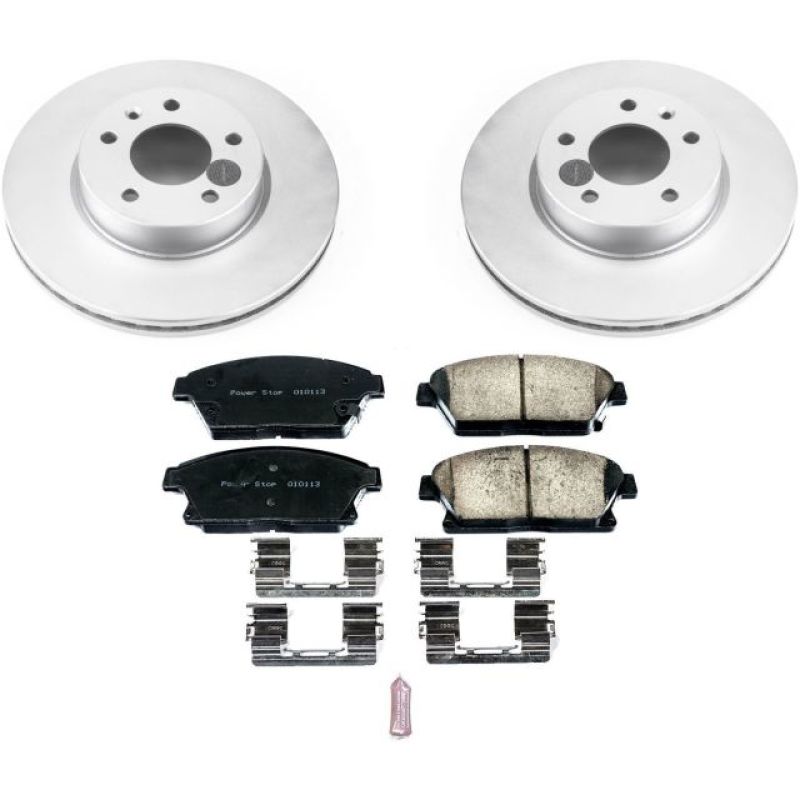PowerStop Power Stop 13-18 Cadillac ATS Front Z17 Evolution Geomet Coated Brake Kit