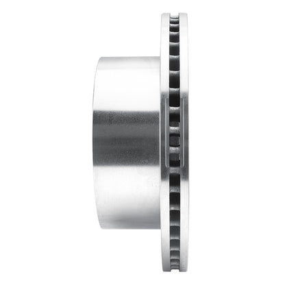 R1 Concepts R1 11-25 Chevrolet Suburban 3500 HD Rear Right Drilled & Slotted Silver Brake Rotor