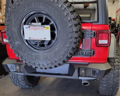 Go Rhino 2018+ Jeep Wrangler JL/JLU Trailline Full Width Rear Bumper