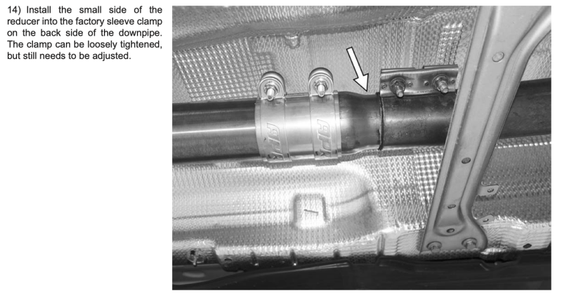 APR T304 Stainless Steel Reducer - 76mm to 65mm (3in to 2.56in)