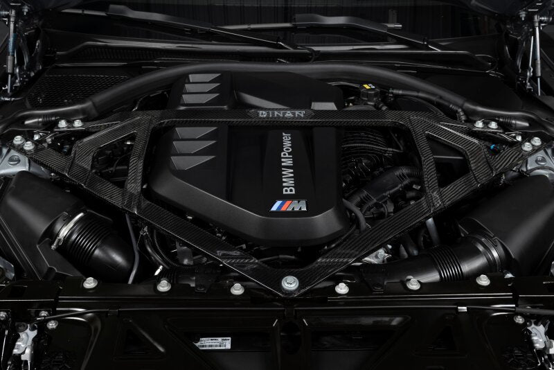 Dinan 21-27 BMW M2/M3/M4 (G80/G82/G83/G87) Gloss Carbon Fiber Strut Tower Brace - Front