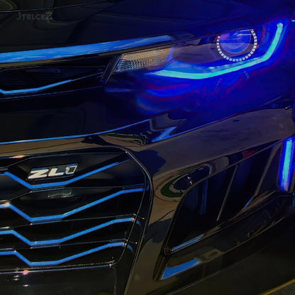 ORACLE Lighting Oracle 16-18 Chevy Camaro RGB+W Headlight DRL Upgrade Kit - ColorSHIFT w/ 2.0 Controller