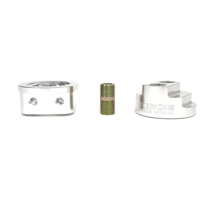 BLOX Racing Remote Oil Filter Relocation Kit - Polished