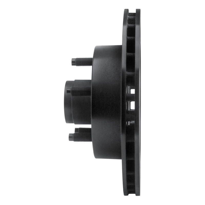 R1 Concepts R1 83-97 Ford AEROSTAR Front Right Drilled & Slotted Black Brake Rotor