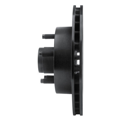 R1 Concepts R1 83-97 Ford AEROSTAR Front Right Drilled & Slotted Black Brake Rotor