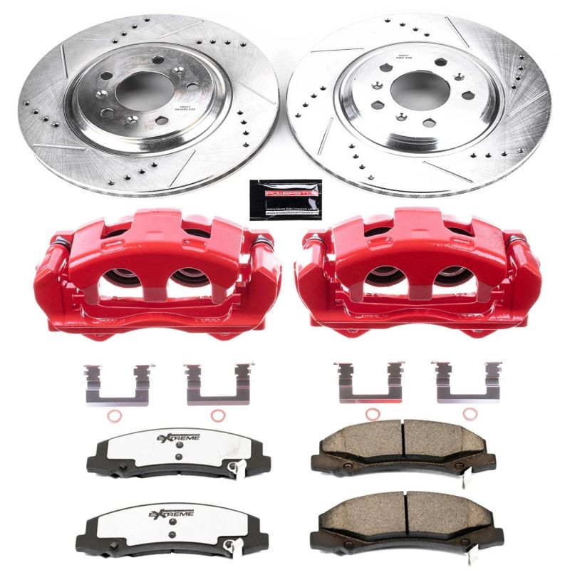 PowerStop Power Stop 14-16 Chevrolet Impala Limited Front Z26 Street Kit w/Cals