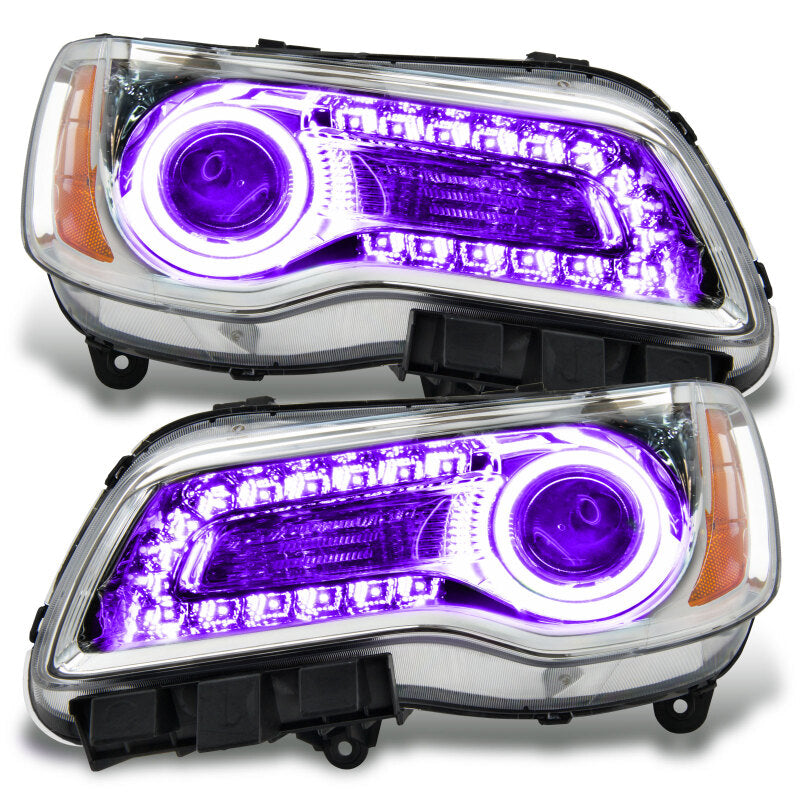 ORACLE Lighting Oracle 11-14 Chrysler 300C SMD HL - Chrome - NON HID - DRL w/ Simple Controller